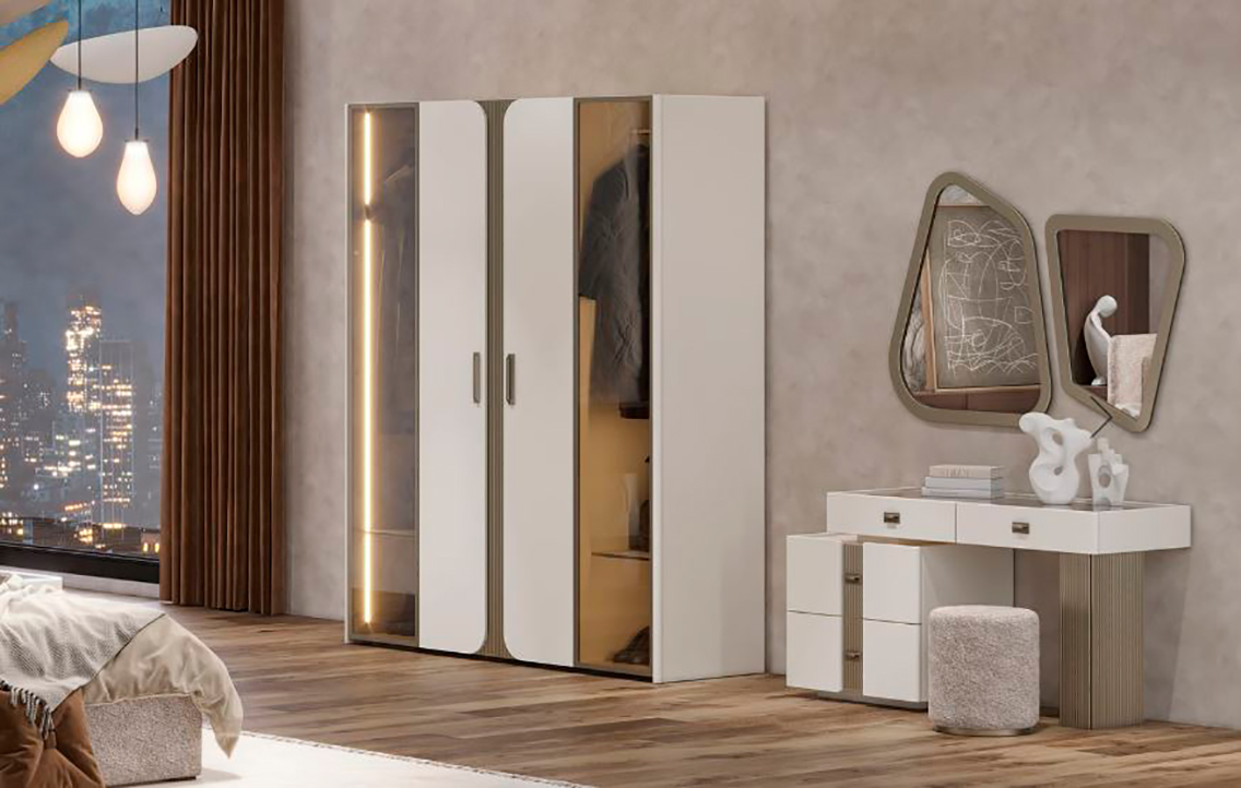 Шкаф 4 дв. Леонардо