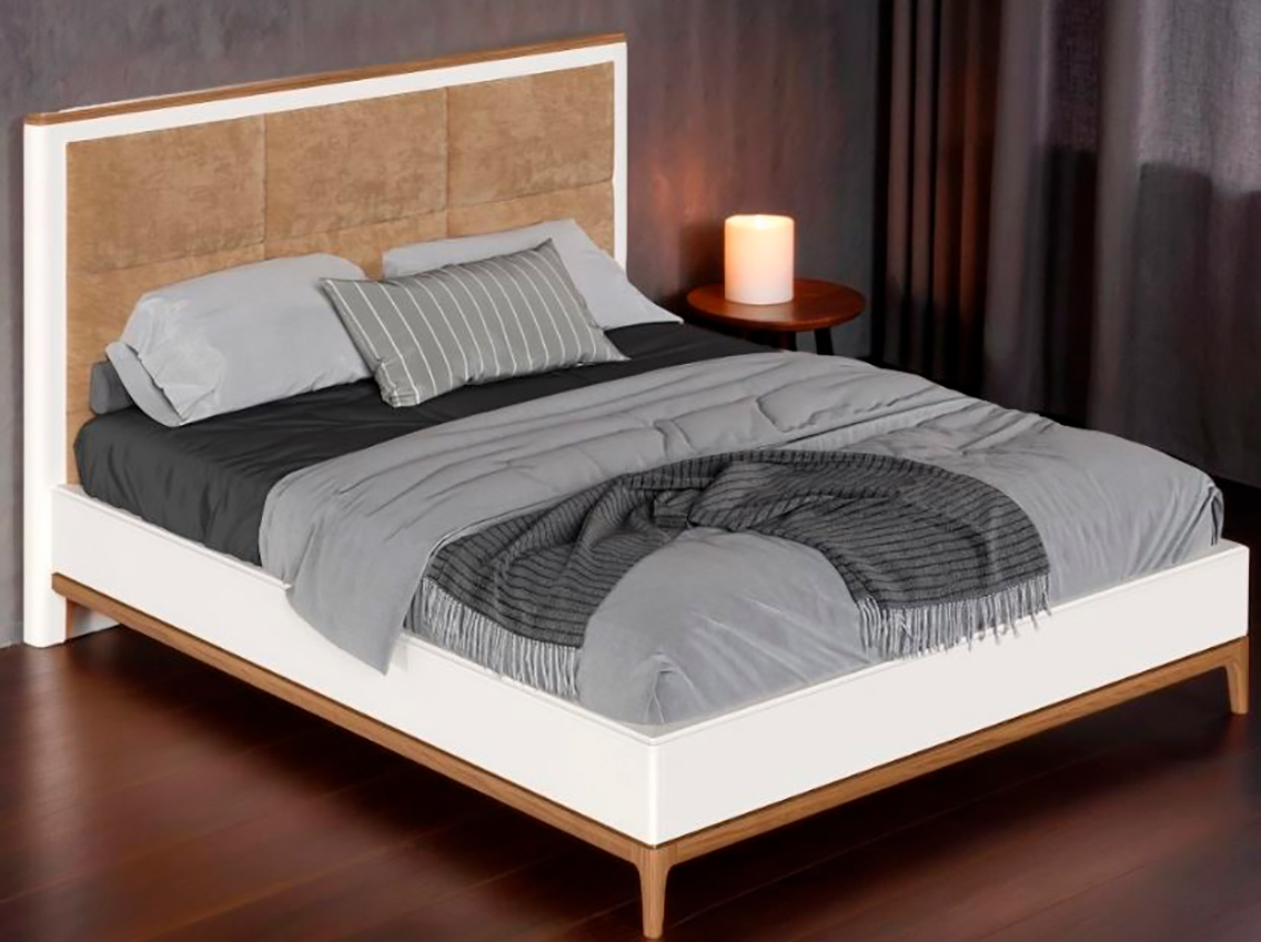 Кровать с мягкой вставкой Бари