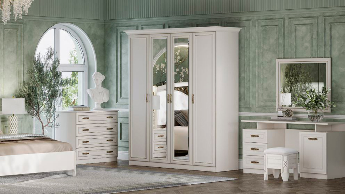 Шкаф 4 дв. Оливия