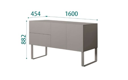 Комод 1,6 (2 опоры) Aura