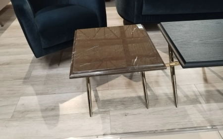 Стол приставной Elegante мрамор