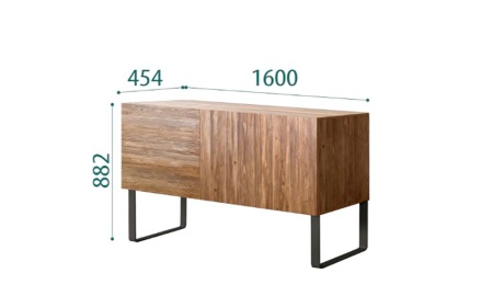 Комод 1,6 (2 опоры) Aura