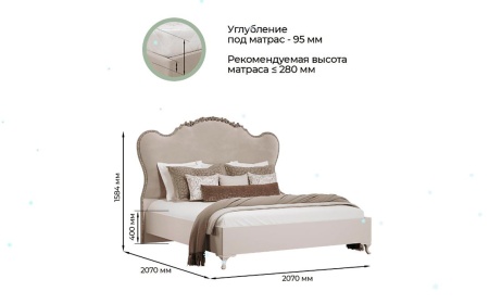Кровать 180 Лаура