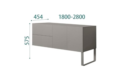 Комод 1,6 (1 опора) Aura