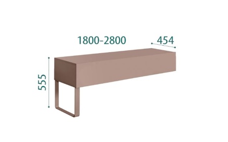 Тумба ТВ 1,6 (1 опора) Aura
