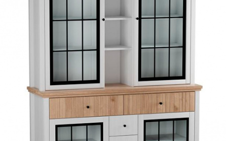 Буфет для посуды (стекло) Сканди