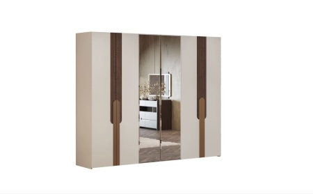 Шкаф 6 дв. с зеркалами Диана фабрика Арида