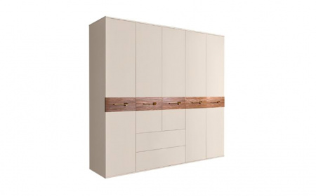 Шкаф 5 дв. с ящиком Bogemia Wood