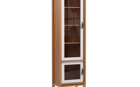 Витрина узкая (2 стекла) Бридж