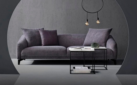 Большой прямой диван Maison на ножках