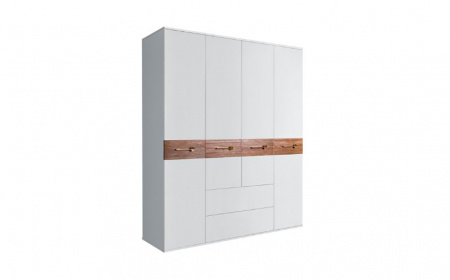Шкаф 4 - дв. с ящиками Bogemia Wood 