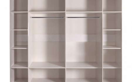 Шкаф 6 - дв. с зеркалом Bogemia Wood