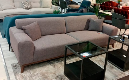 Диван 3 местный Netha бежевый