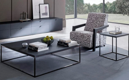 Стол журнальный (белый) Legato