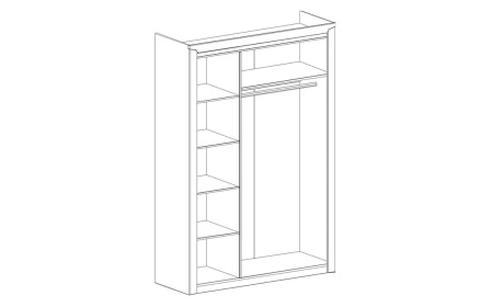 Шкаф 3 дв. Соренто