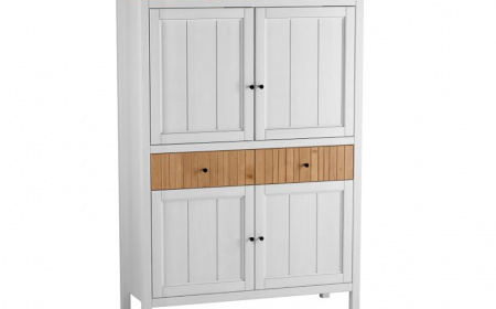 Шкаф низкий 4 глухие дв. Сканди