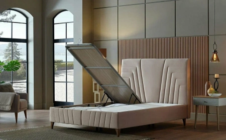 Кровать с местом для хранения Tera 