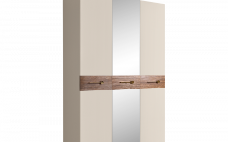 Шкаф 3 - дв. с зеркалом Bogemia Wood