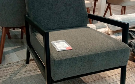 Кресло Milos серое