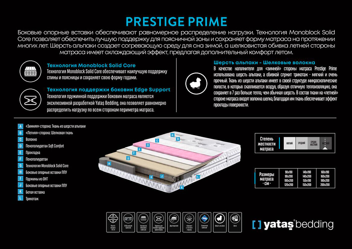 Матрас Prestige Prime