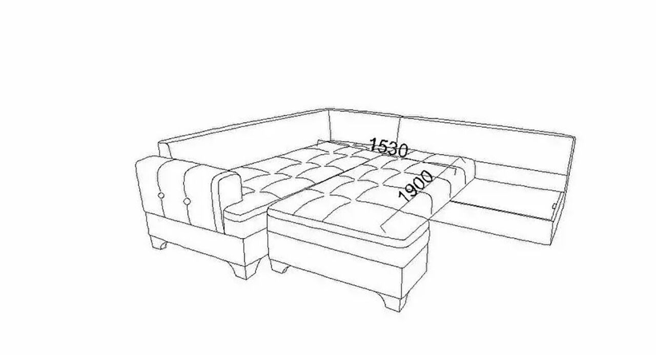 Угловой диван Aspect (правый)